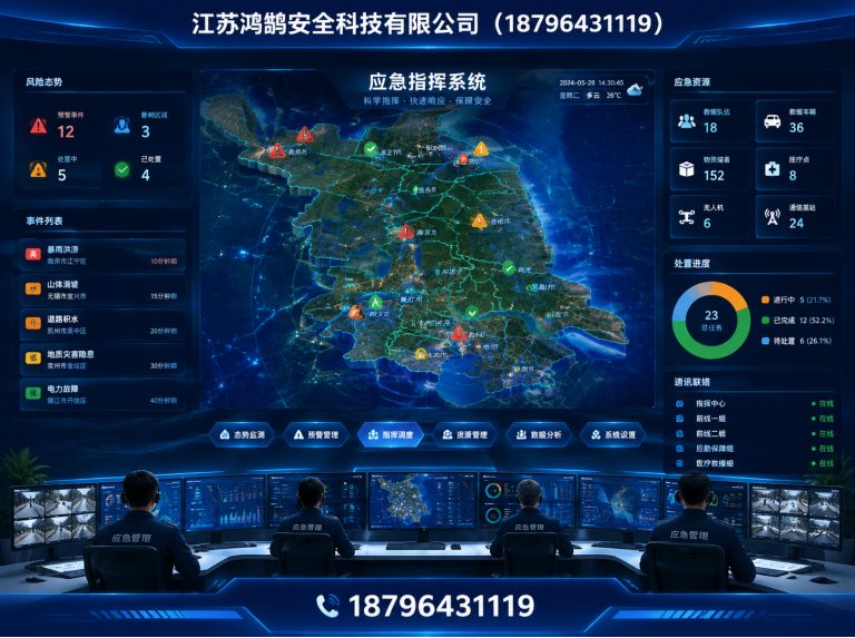 乐东应急指挥系统展示图